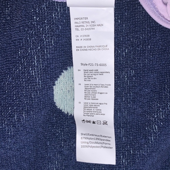 NWT Forever 21 One Piece Swim Suit - Picture 16 of 16